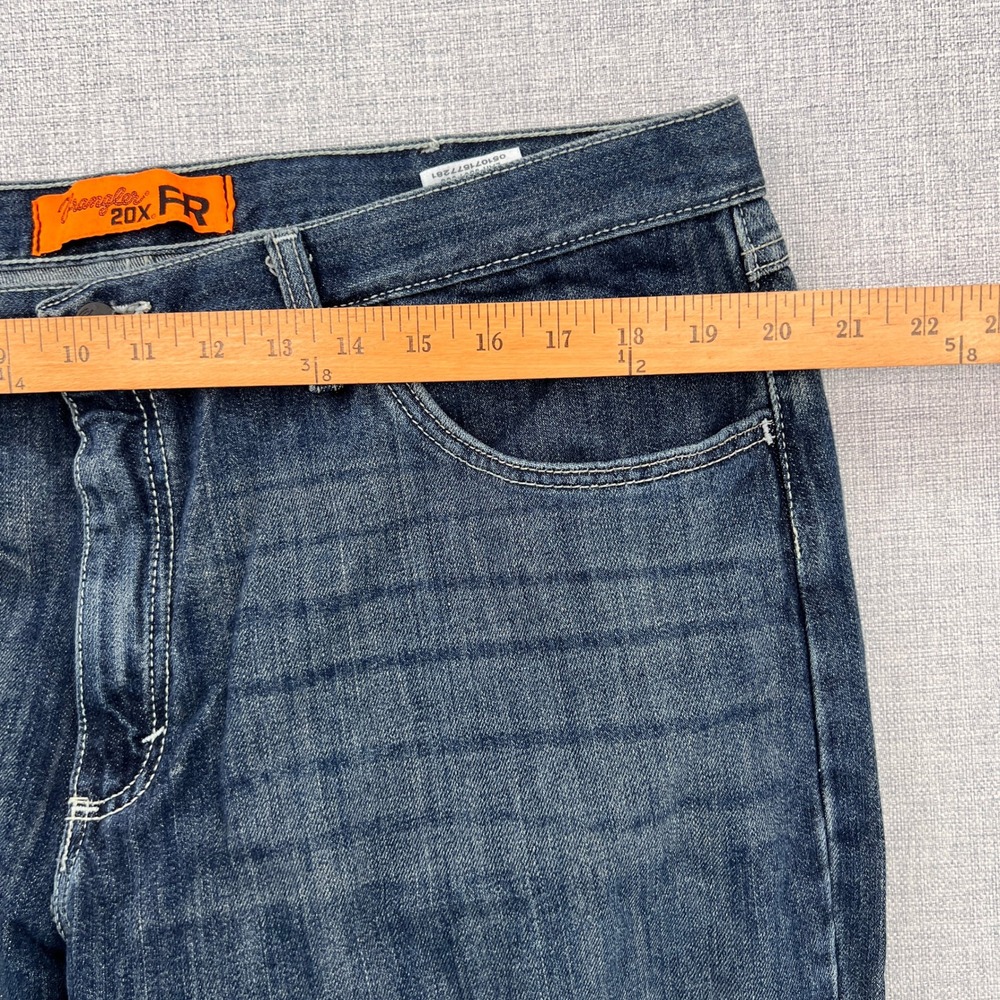 Wrangler 20X FR Bootcut Jeans Men 40x30 (fits 40x29) Blue Western Workwear - Picture 5 of 11